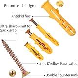 Norvens 116 Pcs Screws and Wall Plugs Set M6 M8 58/58 Bricks Concrete view 4