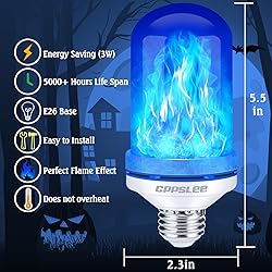 CPPSLEE Upgraded LED Flame Light Bulbs, 4 Modes
