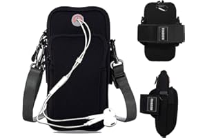 MOVOYEE Phone Holder for Running Armband,Cell Phone Purse Small Crossbody Bags for Women Men Kids,iPhone 16 16e 15 14 13 12 11 Pro Max Xs Xr X Plus Mini Galaxy Ultra Plus S25 S24 Note Pouch Arm Bands