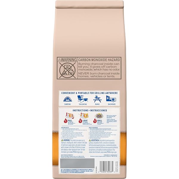 KINGSFORD EASY LIGHT CHARCOAL BRIQUETTES BAG, BBQ CHARCOAL FOR GRILLING, 4 POUNDS, PACKAGING MAY VARY