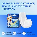 Honey Care All-Absorb A25 Male Dog Wrap Medium 50 Count White view 9