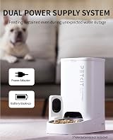 PETKIT Automatic Cat Feeder with Camera 1080P Night Vision 3L 2.4G WiFi view 7