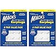 Mack's Pillow Soft Silicone Earplugs - 6 Pair, Value Pack of 2 – The Original Moldable Silicone Putty Ear Plugs for Sleeping, Snoring, Swimming, Travel, Concerts and Studying | Made in USA