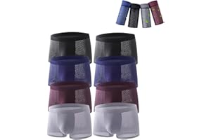 Boxhero Bamboo Fiber Boxer Briefs - 2025 Upgrade Box Hero Mens Underwear, Built-in with 3D Pouch Soft Underwear for Men