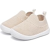 MORENDL Baby Toddler Walking Socks Non-Slip Breathable Unisex Casual Sneakers
