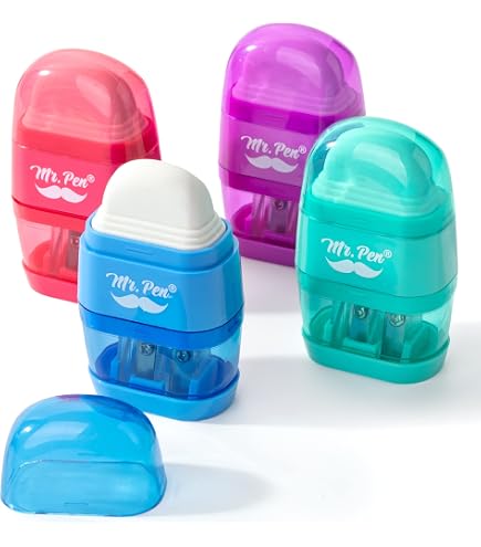 KEYROAD Kitty Cat Pencil Sharpener With Container - 1 Piece Plastic & Steel Blade Sharpener For Kids - View #9