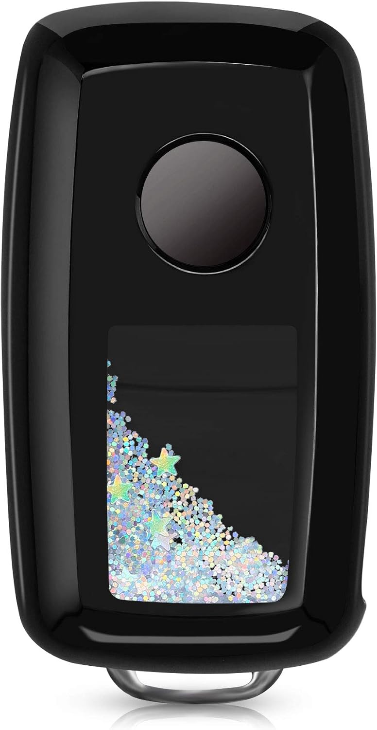 kwmobile Car Key Cover, Soft TPU Silicone Protective Key Fob Cover Compatible with VW Skoda SEAT 3 Button Car Key - Image 4