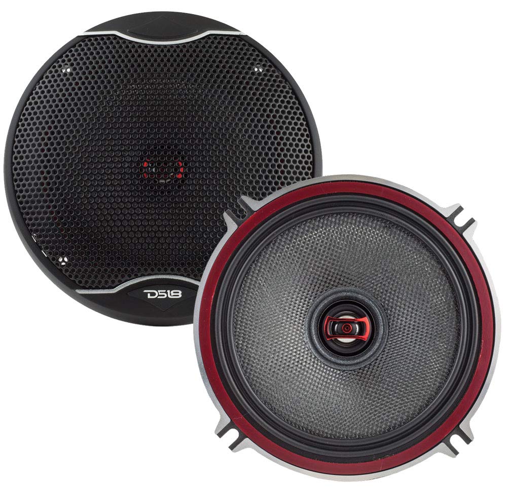 DS18 EXL-SQ5.25 5.25-Inch 3-Ohm High Sound Quality Speaker 340 Watts - Set of 2