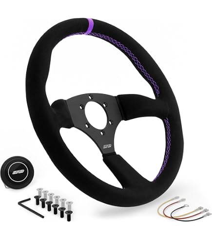 Amazon.com: DND Performance Interior's Leather Touring Steering