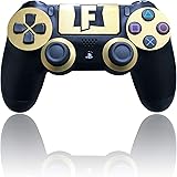 7 layer skinz custom skin wrap for playstation 4 controller gold fortnite - fortnite ps4 cover image