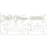 Broadman Offering Envelope, Tithes &amp; Offerings, Bill Size, 52 Count