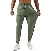 FOGFIRE Men's Joggers with Zipper Pocket Athletic Lightweight Sweatpants Tapered Track Pants for Gym Workout Running