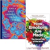 Seven and a Half Lessons About the Brain & How Emotions Are Made By Lisa Feldman Barrett 2 Books Collection Set