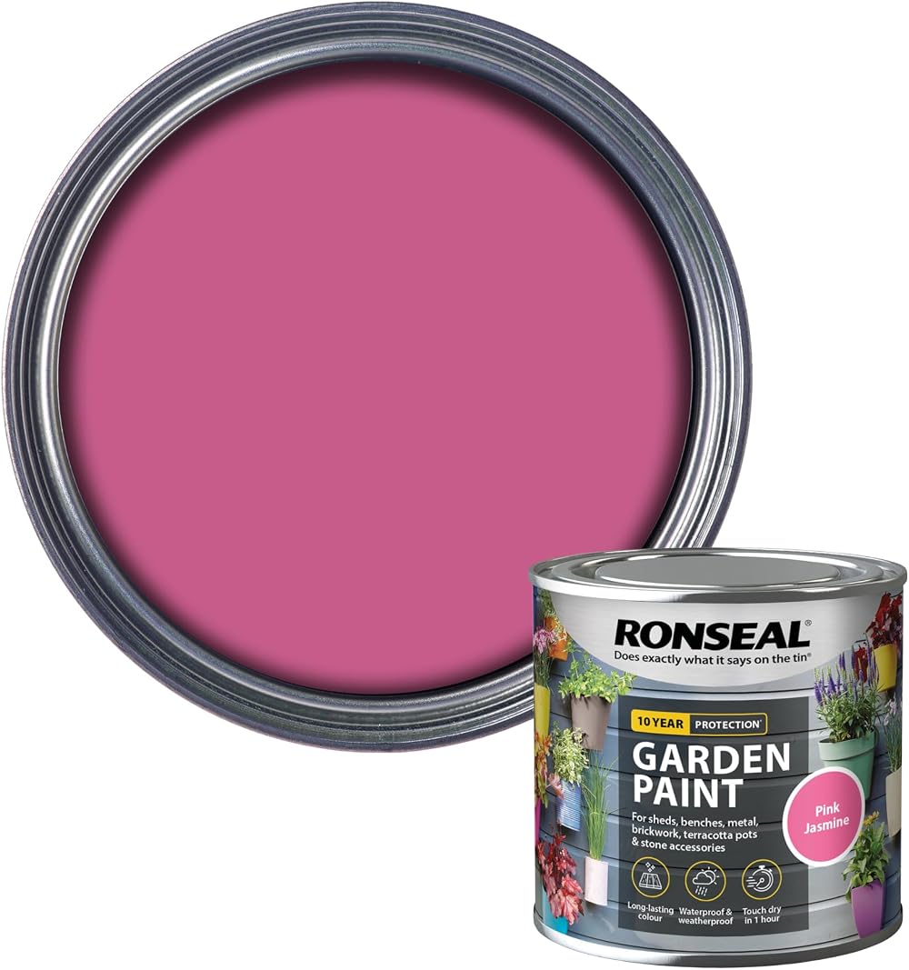 Ronseal Garden Paint Pink Jasmine 250ml GPPJ250