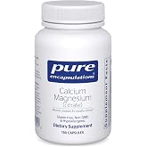 Pure Encapsulations Calcium Magnesium (Citrate), 180 Capsules | 240 g Calcium and 240 g Magnesium, Bone Health Support*, Non-GMO and Vegan, Bone Health Support*