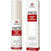 15% Vitamin C + 1% Arbutin Face Serum with Niacinamide and Green Tea – Daily Hydrating & Radiance Serum for Dull Skin, Uneven Tone, and Smooth Complexion, 1 Fl Oz (30ml)