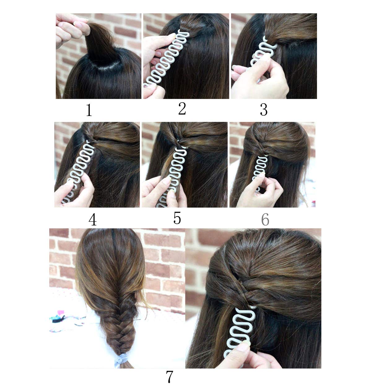 Topsy Tail Hair Styling Tool ，Hair braiding tool, Hair Styling Accessory ，Ponytail Styling Tool ，Hair Styling Tool，Hair Accessories，Hair Styling Set Kit，Pony Tail Hair Accessories， : Beauty