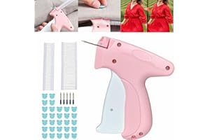 UOIGHF Quick Clothing Fixer,Fine Stitch Gun for Clothes,Micro Tagging Gun for Clothing, Comes With 6 Needles &100 Bear Buckles and 1100 Fasteners, Microstitch Gun for Clothes, Mini Speedy Sewing Gun