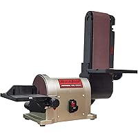 BUCKTOOL Belt Disc Sander 4 in. x 36 in. Belt and 6 in. Disc Sander Benchtop with 3/4HP Direct-drive Motor and Portable…