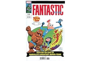 Fantastic Four (7th Series) #33E VF/NM ; Marvel comic book | Phineas and Ferb Variant Marvel Treasury 2 Tribute