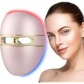F FIWENE Pro-Grade FSA LED Light Therapy Facial Mask -Red & Blue Light Anti Aging FSA Face Mask- Salon Treatment for Acne,Wri