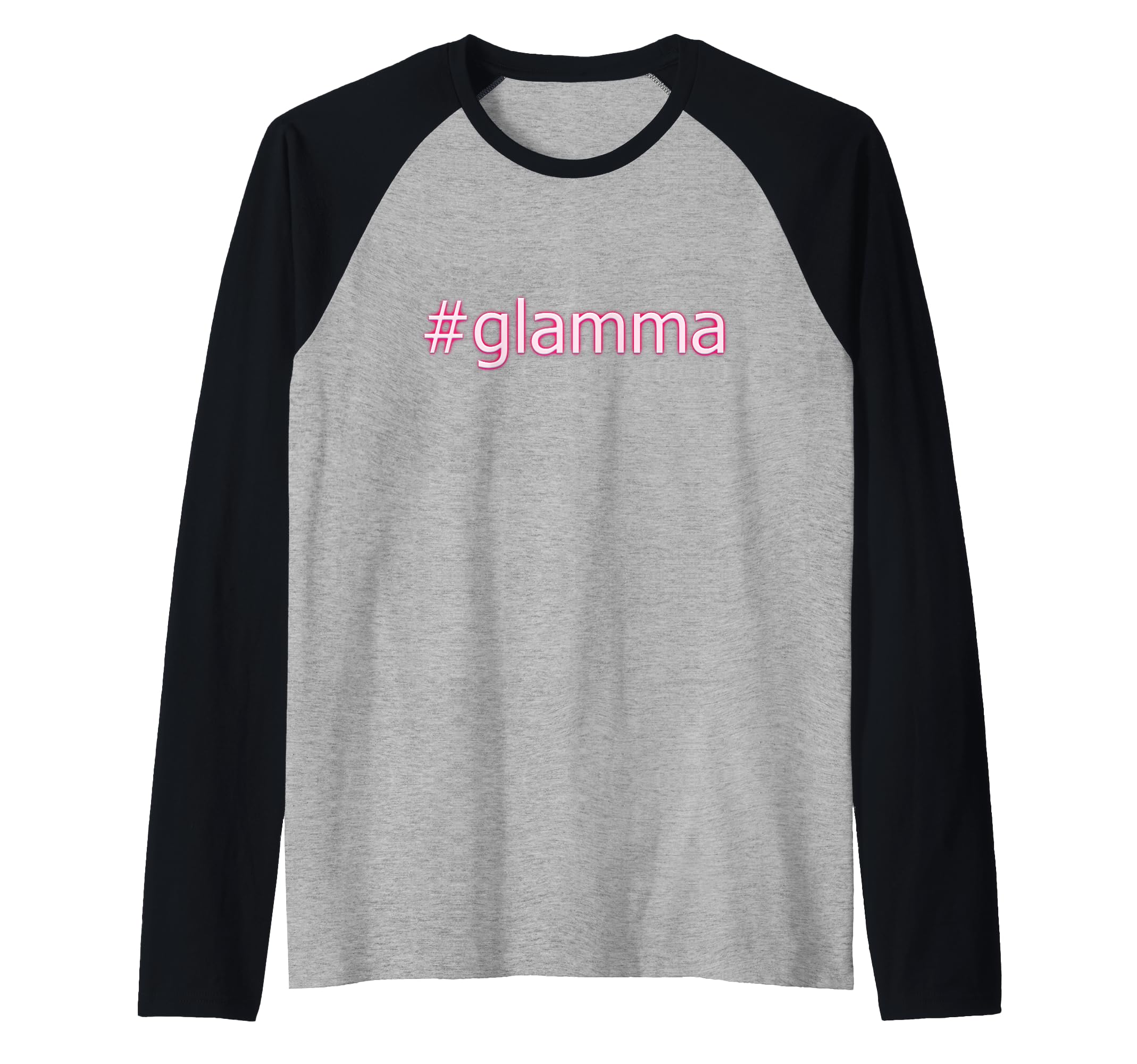 #Glamma | USA Grandma Shirt Gradmom American Grandmother Raglan Baseball Tee