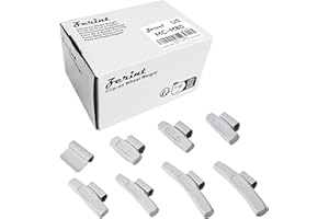 Zerint AW-M80 Lead Free Wheel Weight Kit AW Style 80pcs/kit, Grey 80 pcs/kit: 1/4 oz, 1/2 oz, 3/4 oz, 1 oz 15 pcs Each, 1 1/4