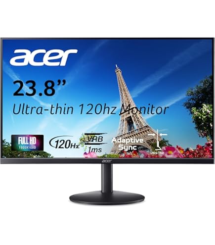 Amazon.com: Acer 23.8” Full HD (1920 x 1080) Ultra-Thin IPS