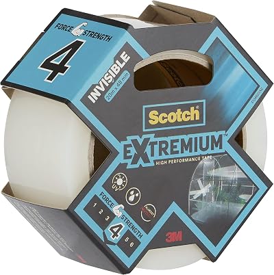 ScotchBlue Scotch Extremium Invisible Duct Tape 20 m x 48 mm Transparent