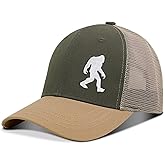 Sasquatch Gifts Bigfoot Hat Embroidery Sasquatch Hats for Men,Big Foot Sasquatch Cap Trucker Hat for Dad Husband Grandpa