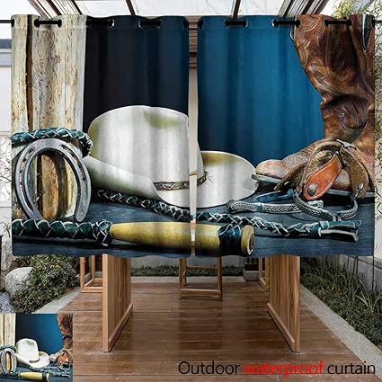 Amazon Com Living Room Bedroom Window Curtains Western