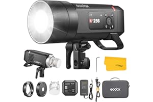 GODOX AD400 Pro II AD400Pro II Outdoor Flash Strobe, 2.4G 400Ws Portable Strobe Flash Monolight TTL HSS 1/8000s, One Tap Sync with X3, 2600mAh Battery,460 Full Power Flashes,30W Bi-Color Modeling Lamp