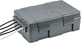 Knightsbridge JB55 IP55 Weatherproof Electrical Junction Box Outdoor Grey 334mm