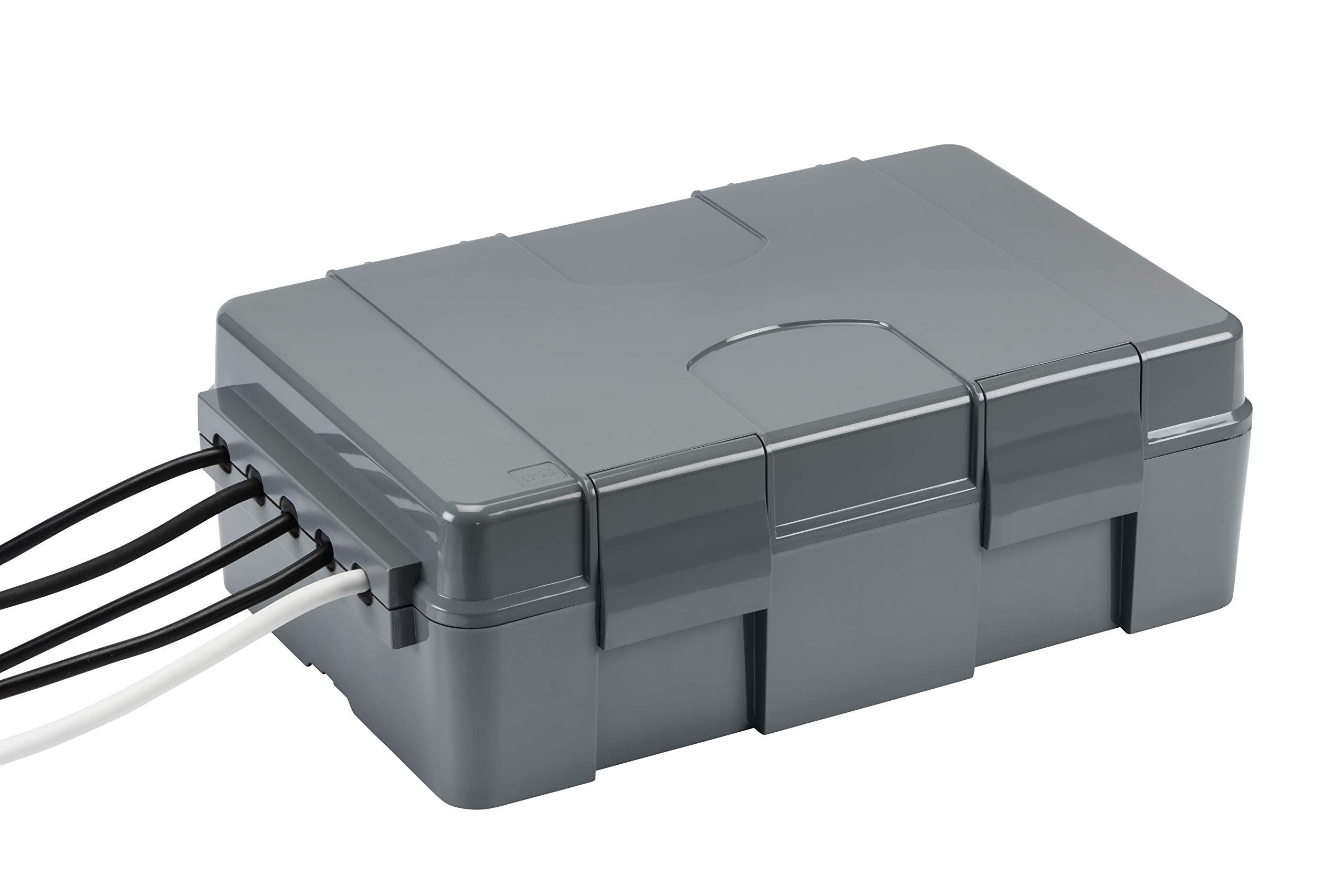 Knightsbridge JB55 IP55 Weatherproof Electrical Box for Outside - Grey
