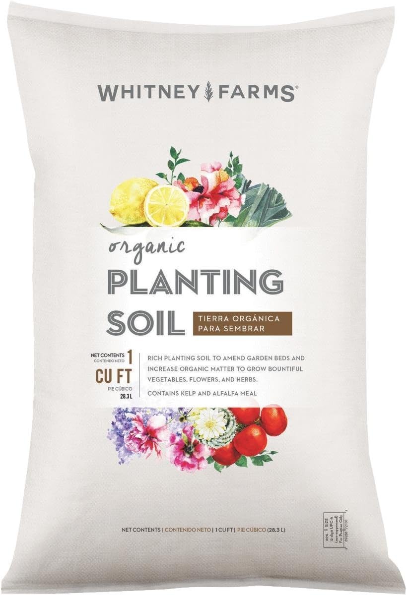 Whitney Farms 10101-72101 1 Cubic Feet Organic Planting Soil 0.11-0.07-0.11