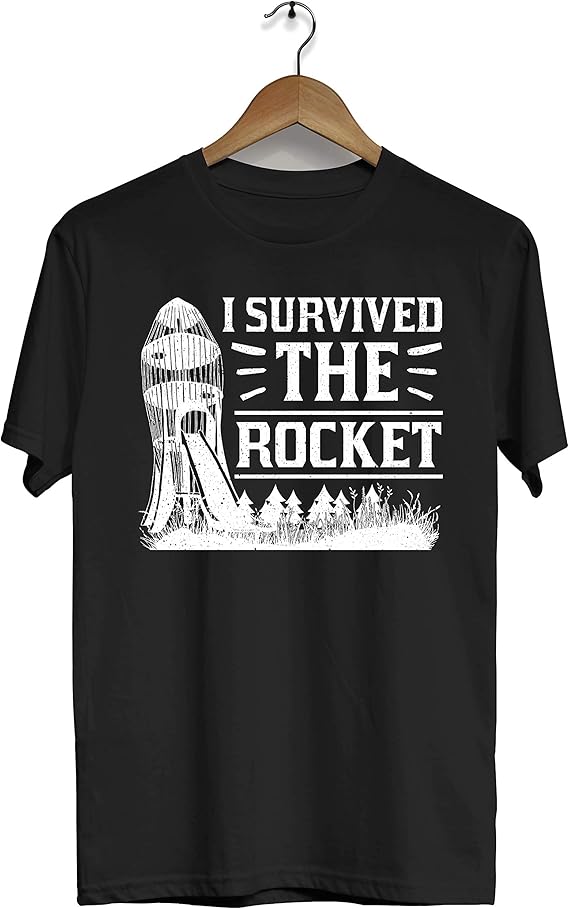 I Survived The Rocket Vintage Rocket Slide Rocket Shirts