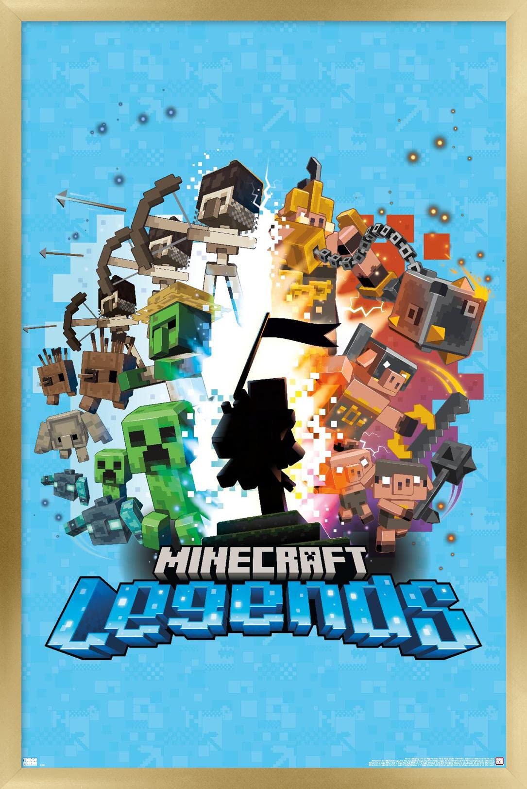 Trends International Minecraft: Legends - Blue Wall