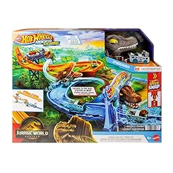 Hot Wheels Toy Car Track Set, RacerVerse Jurassic