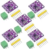 DaFuRui 5PCS MAX98357 I2S Class D Filterless Audio DAC Amplifier Module | Filterless digital audio decoding amplifier board with clear sound output, great for audio players and DIY speaker production