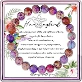 ARHTF Hummingbird Gifts for Women Hummingbird Bracelet Hummingbirds Charm Hummingbird Jewelry Hummingbirds Quote Hummingbir d Inspirational Gift