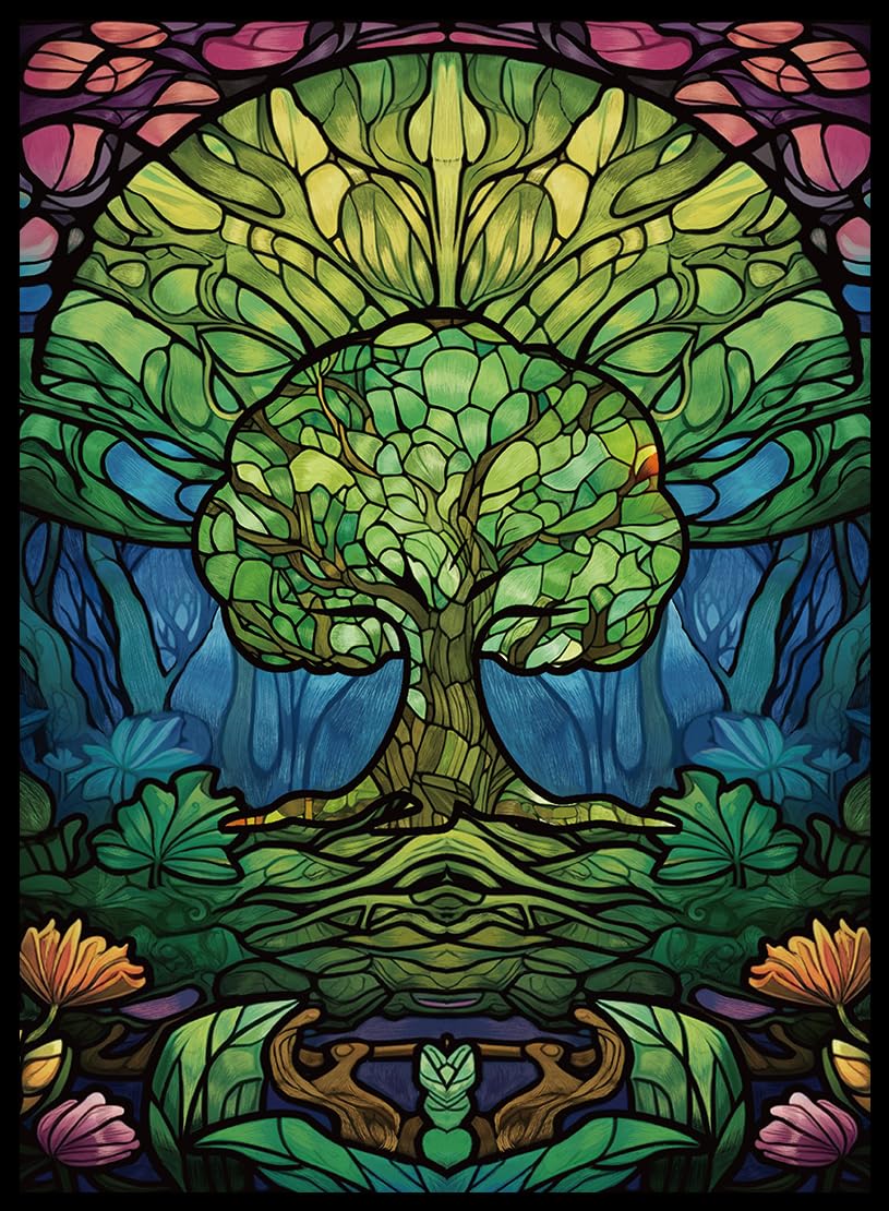 forest card sleeves Forest Shuffle Premium Art Sleeves