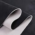 SBWLKJ Black Suede Headliner Fabric 60" Wide by 72" with Foam Backing Auto Headliner Replacement Material, Car Roof Upholstery Fabric Repairing for Truck RV SUV Boat Home