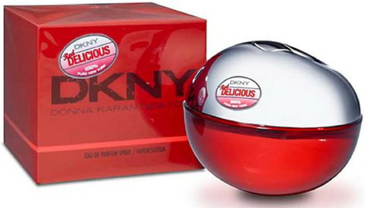 [Chaniya _ fragancia] DKNY rojo Delicious por Donna Karan Eau de Parfum (EDP) Parfum perfume para mujer en spray 3,4 oz/100 ml.