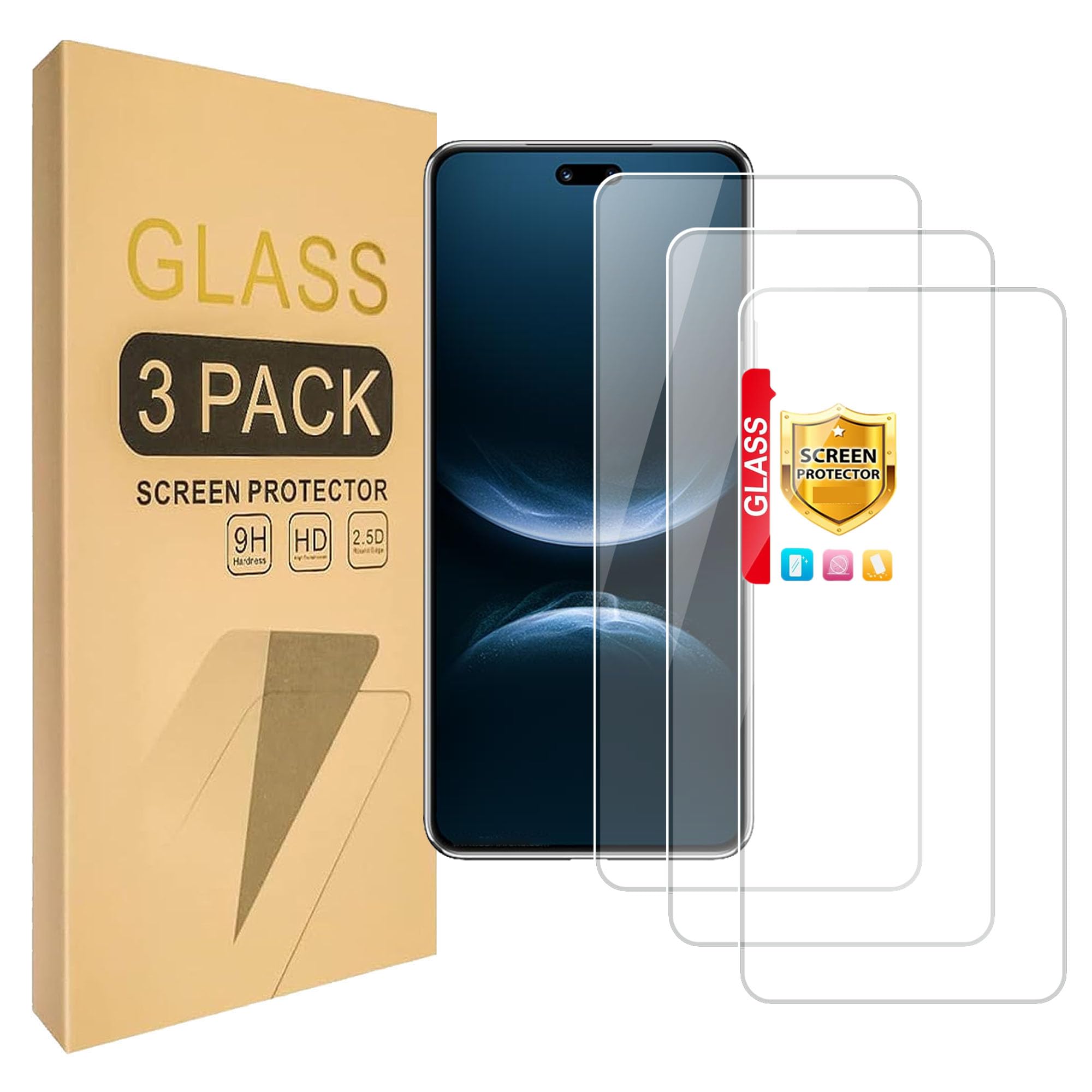 Lucyliy (3 Pack) Compatible with Honor X70i Screen