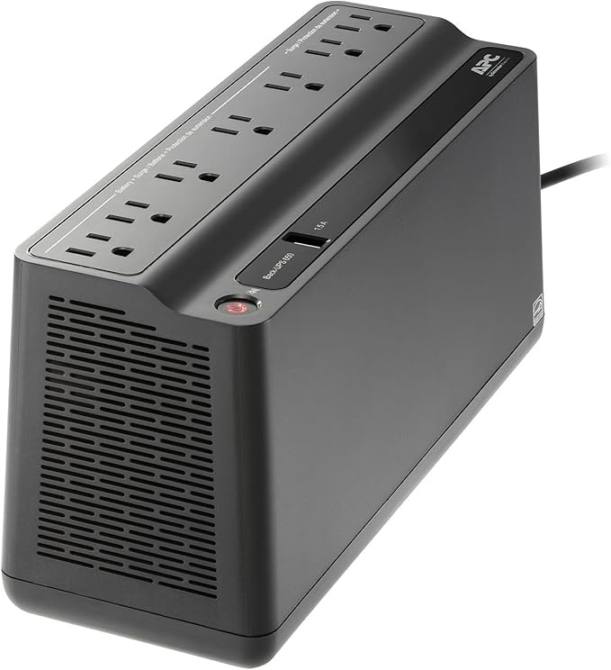 APC 7Outlet 675VA 360 Watts BackUPS Battery Backup System Garden & Outdoor