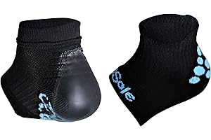 KidSole RX Gel Sports Sock for Kids with Heel Sensitivity from Severs Disease, Plantar Fasciitis (2 Pairs Per Box)