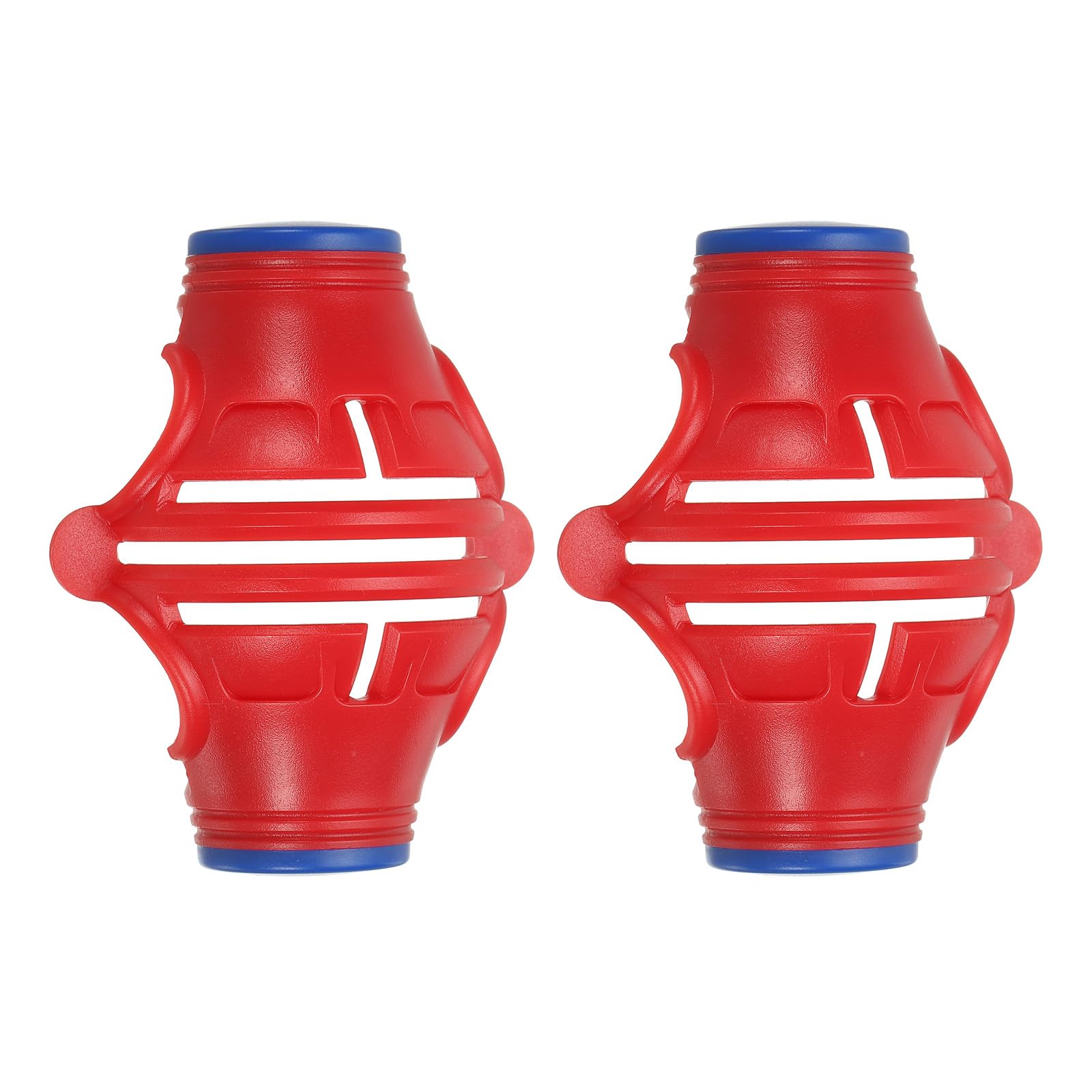 PATIKIL 2 Pcs Golf Ball Marker Stencil 360 Degree Triple Track Golf Ball Alignment Marking Tool Line Drawing Marker for Men Women, Red/Blue