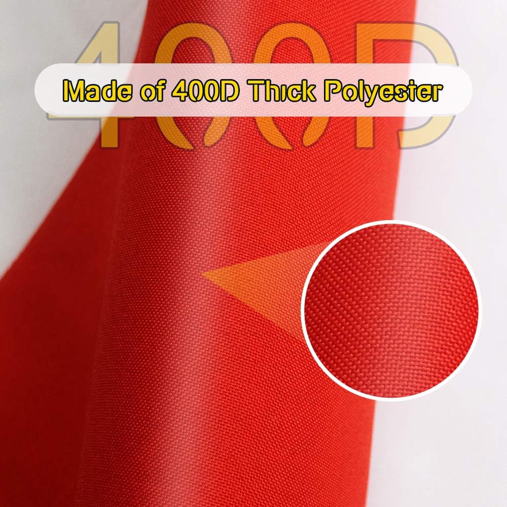 Japan Flag, 400D Polyester Premium Quality, Japanese National Flags Polyester with Vivid Color and UV Fade Resistant - Image 4