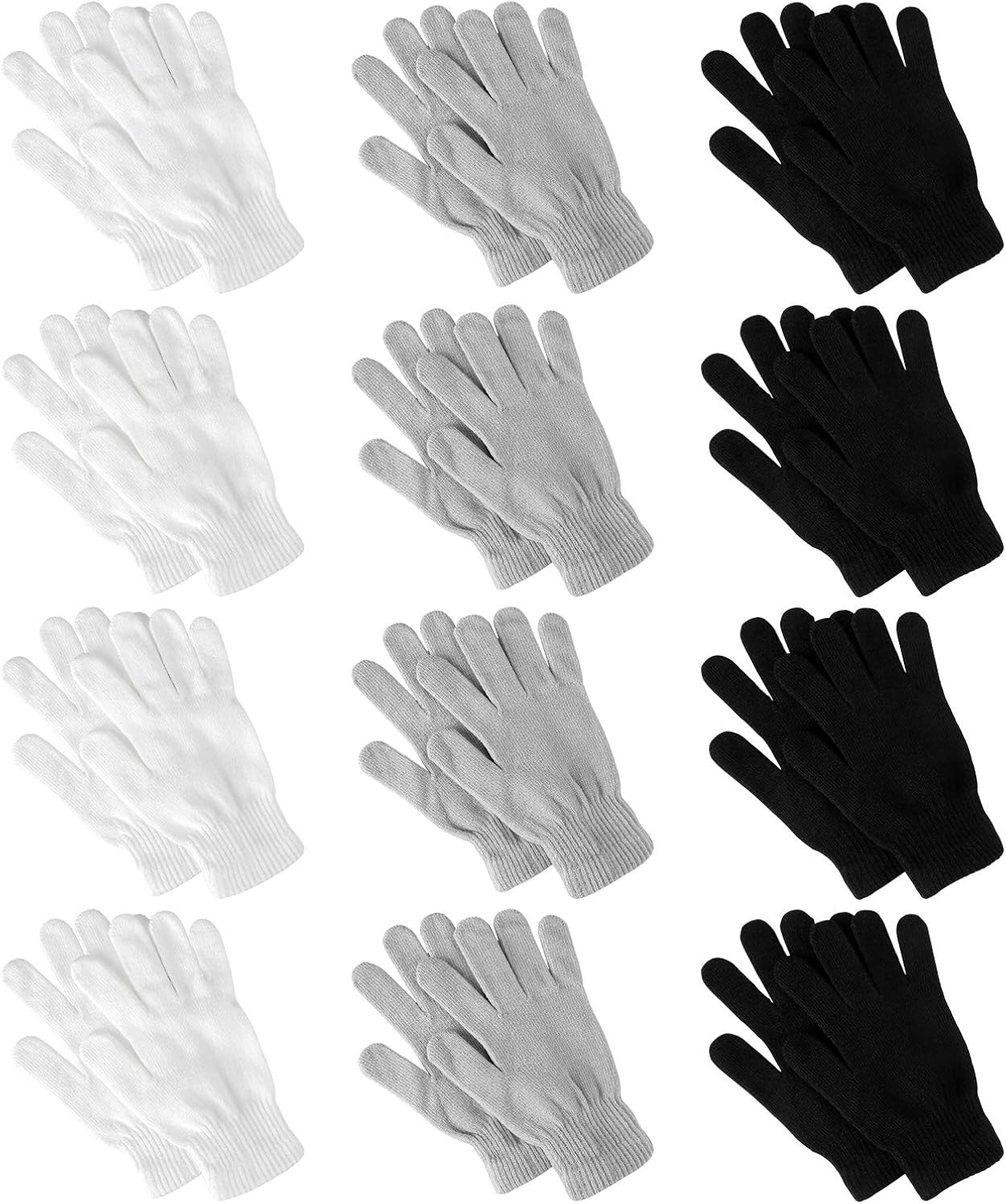 Winter Magic Gloves Stretchy Warm Knit Gloves, Winter Magic Gloves (Mix-colour-7) at  Men’s Clothing store