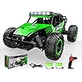 RACENT Remote Control Cars for Boys - 1:16 20kph RC Truck Off-Road Monster Truck Toy for Kids & Adults with 2 Rechargeable Batteries (Green)